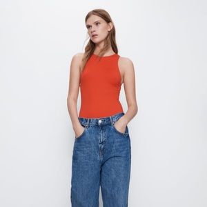 Halter neck bodysuit